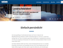 Tablet Screenshot of geiser.ch